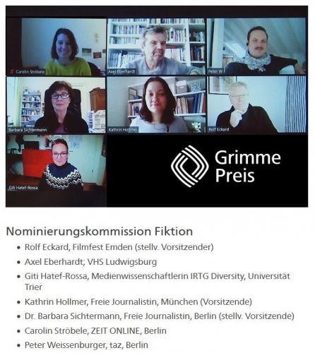 Grimme Award 2021 - Nominating<br>Commission Fiction